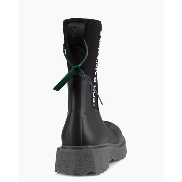 Off-White Sponge Rubber Rain Boots - Picture 3 of 14